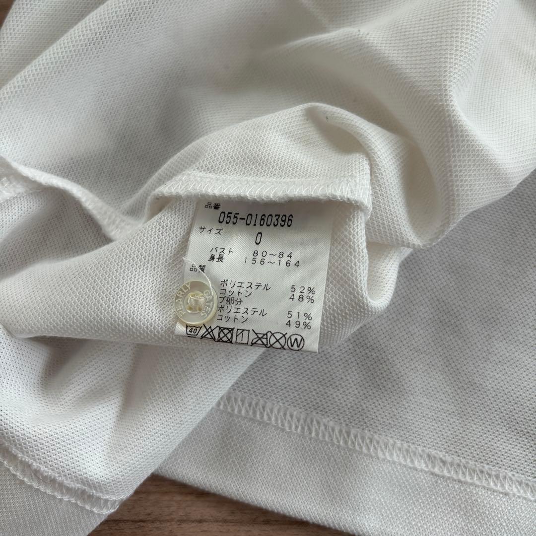 PEARLY GATES ホワイトポロシャツ サイズ0