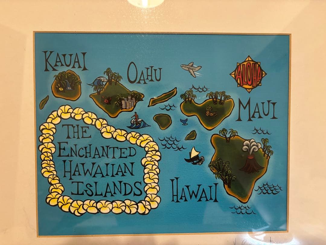 Green with Aloha ヘザーブラウン ハワイアンアート サイン入り