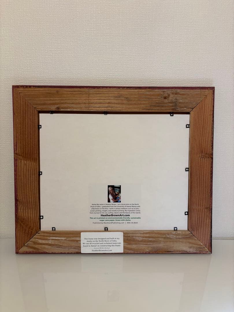 Green with Aloha ヘザーブラウン ハワイアンアート サイン入り