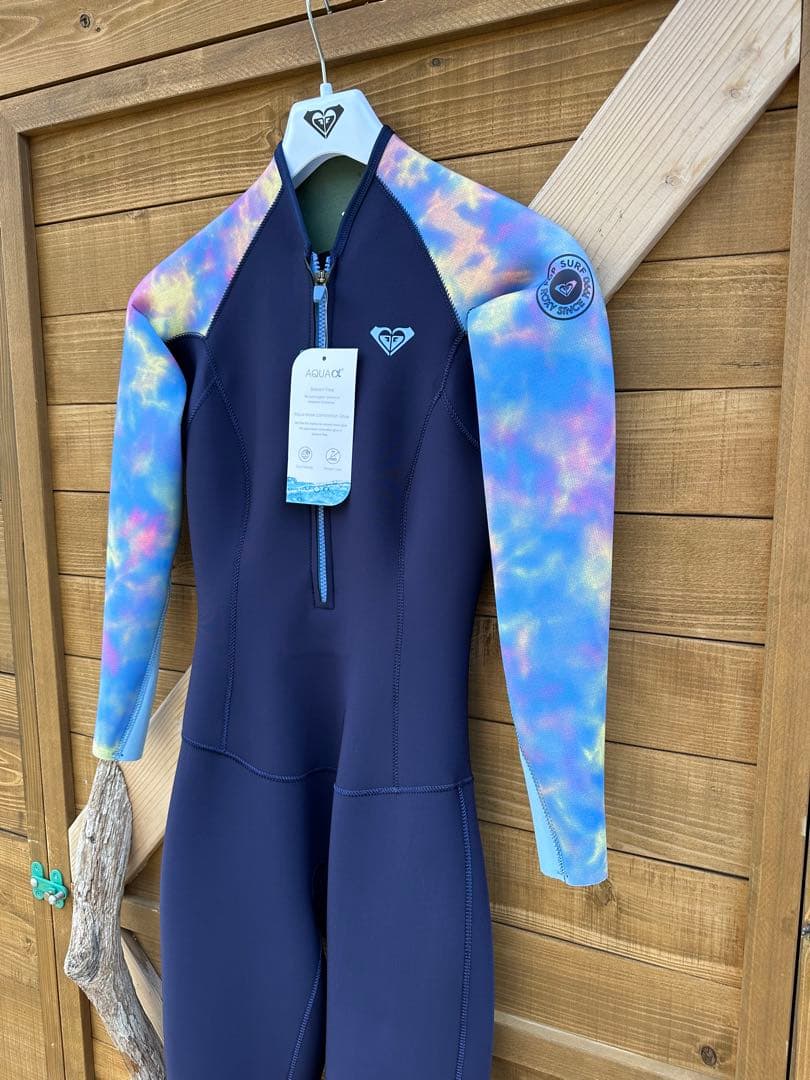 ROXY フルスーツ ウエットスーツ 2mmフロントジップ Lサイズ