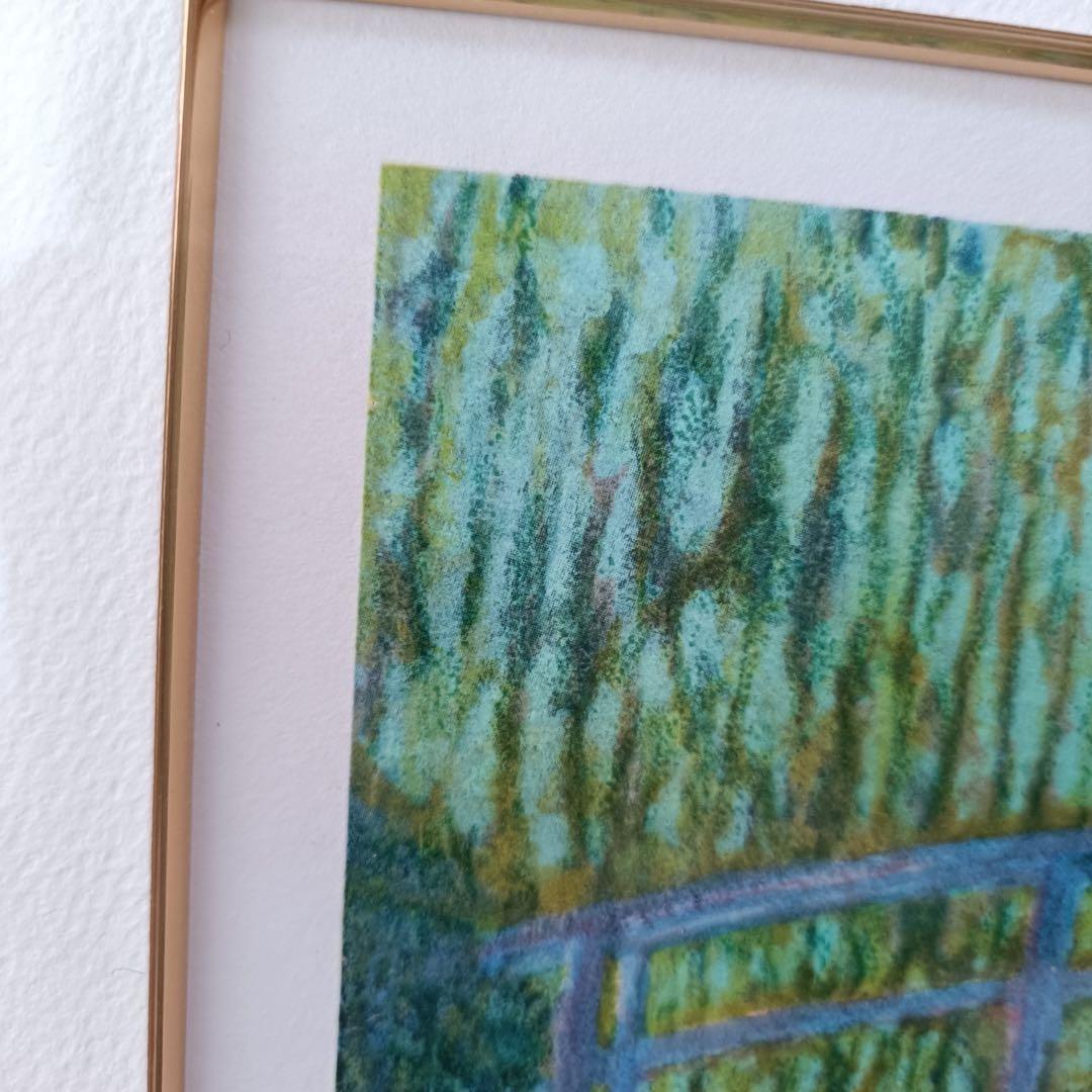 クロード・モネ「睡蓮の池（緑のハーモニー）」版画 額装 25/500