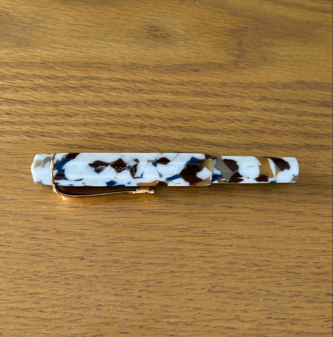 10/13まで値下げ カヴェコ 万年筆 アートスポーツ テラゾ EF