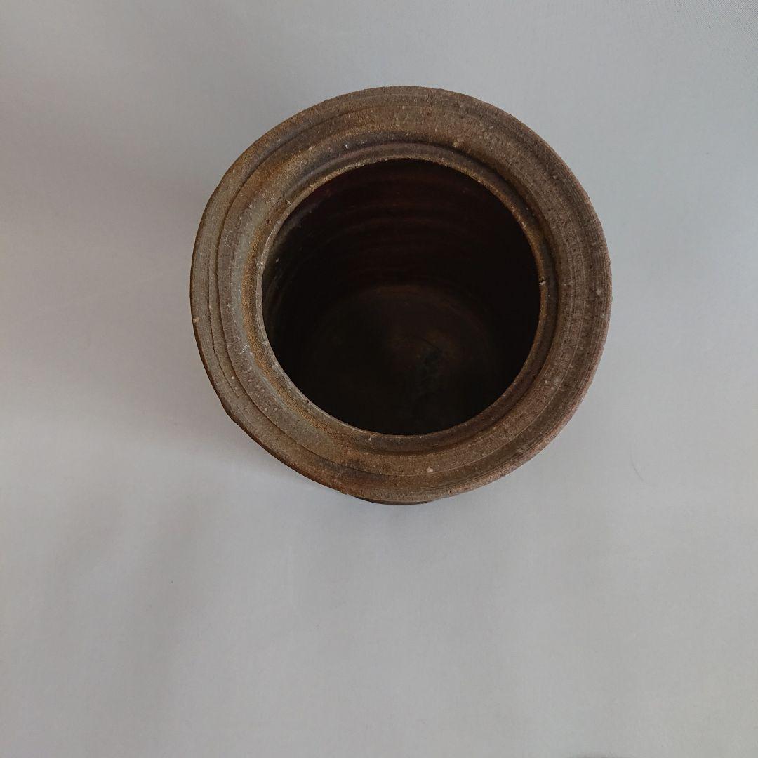 人間国宝山本陶秀作 備前焼水差し