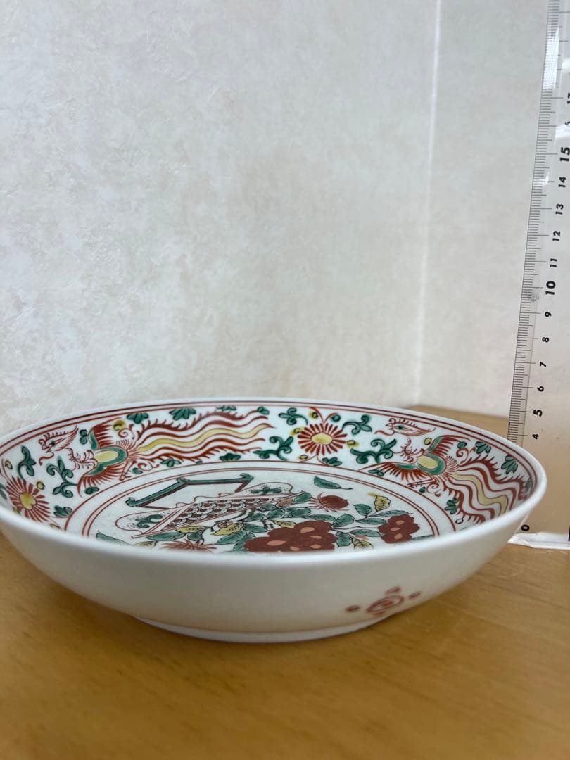 中国明大明成化年製銘お皿　唐物古美術品　江戸アンティーク骨董コレクション青磁