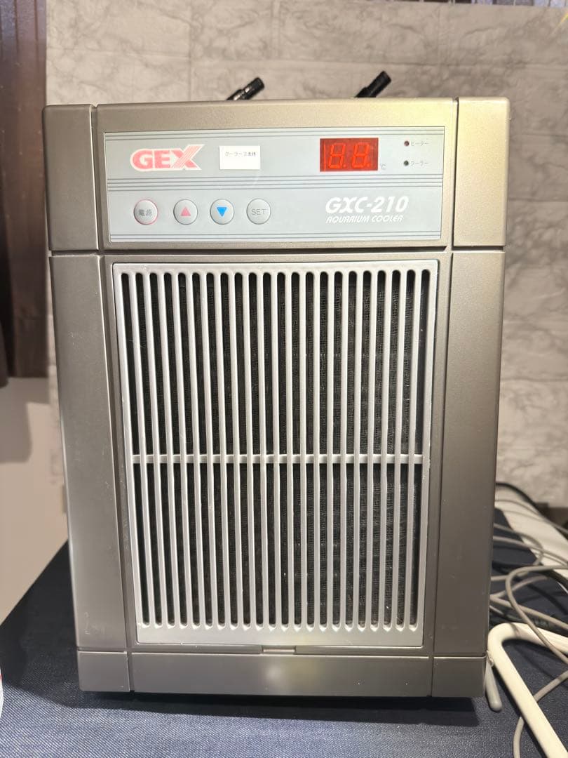 【通電確認済】GEX 冷却ファン GXC-210 爆速冷却 夏の温度管理 アクア