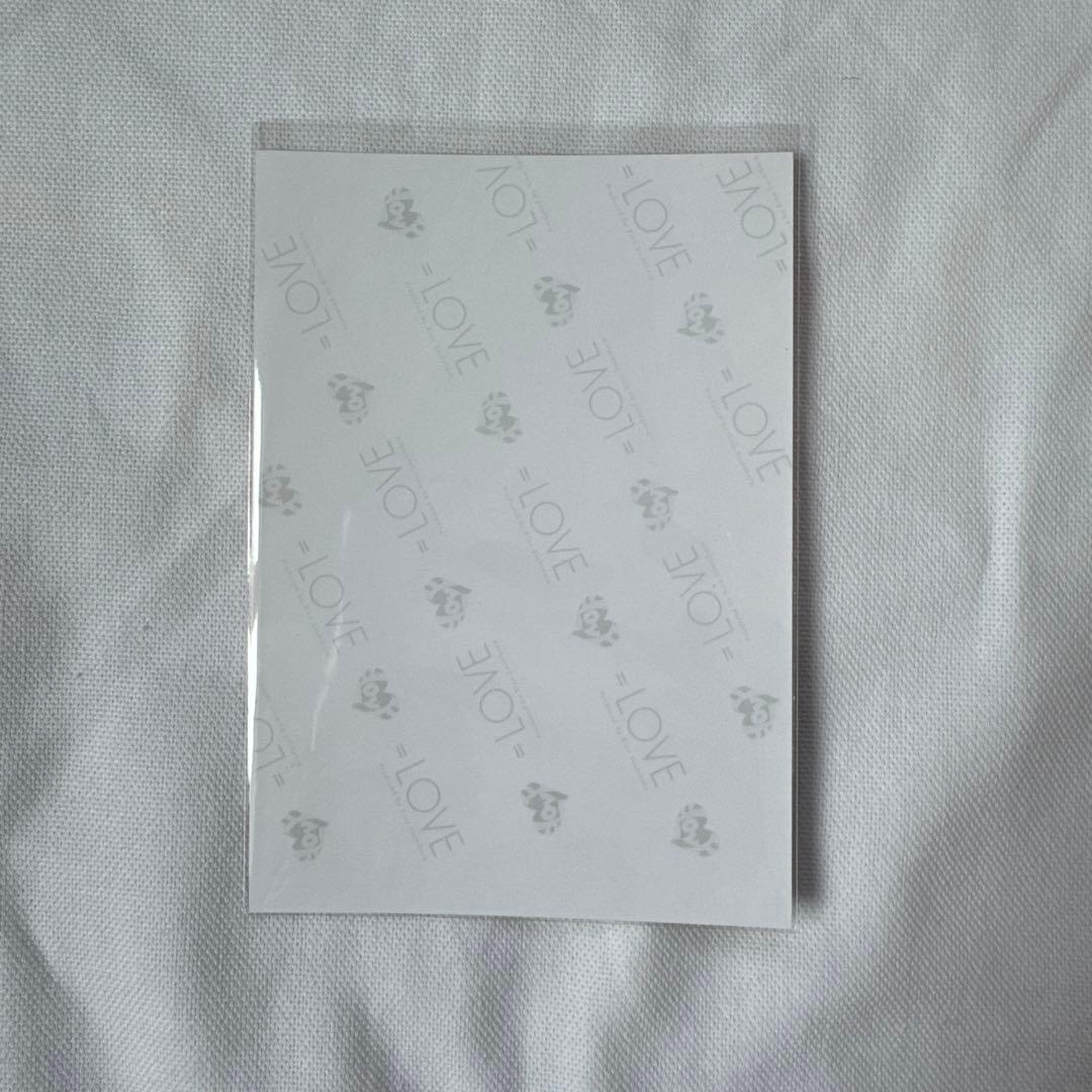 =LOVE 大場花菜 生写真 ラブソングに襲われるアザーカット 直筆サイン ヨリ