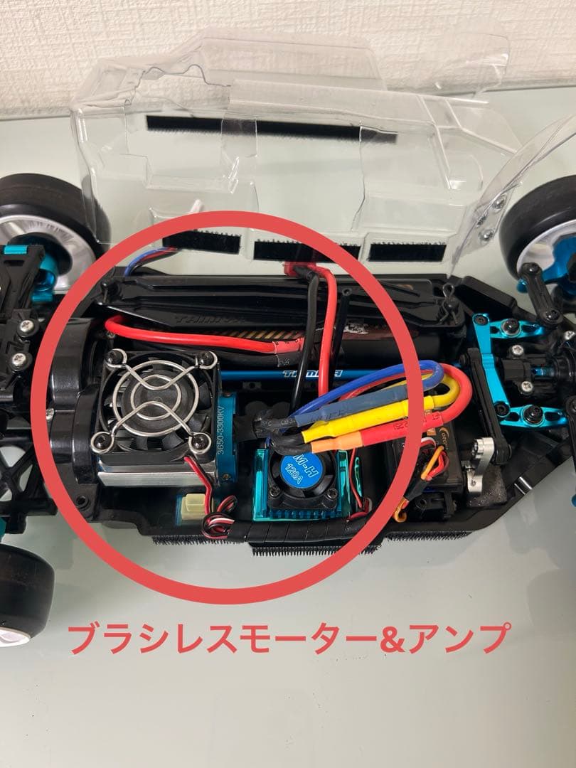 タミヤ TT02 ブラシレスモーター完成品 セリカ GT-FOUR RCボディ