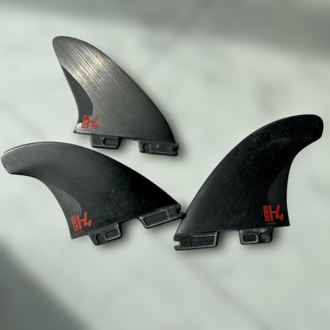 FCS H4 LARGE サーフボードフィン トライフィン➕クワッド用他メーカー