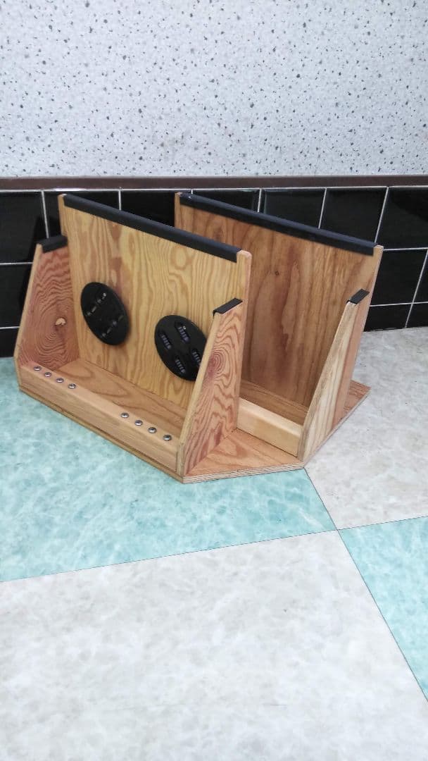 スノーボードスタンドラック　カラー　クリヤー　２本用　左側用