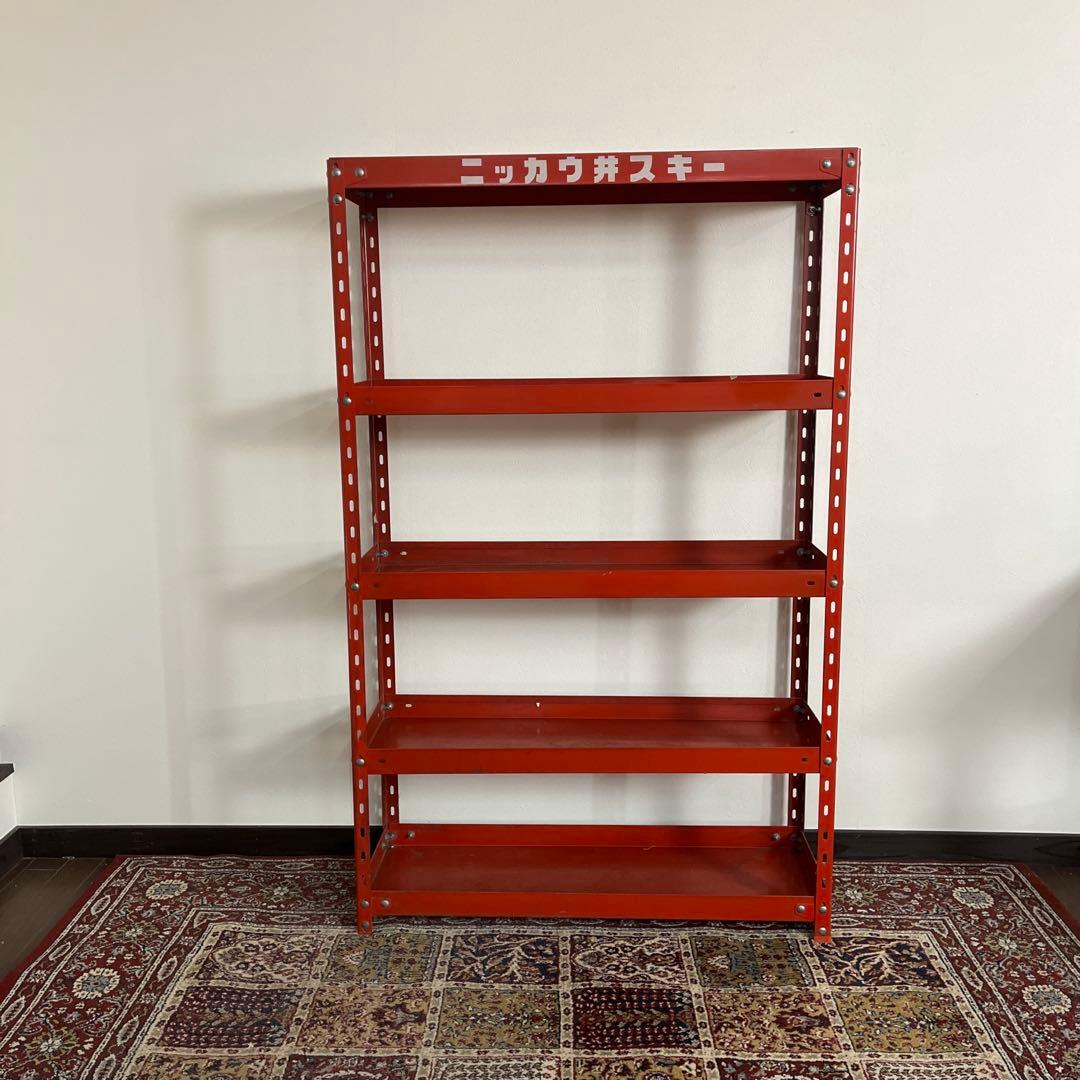 非売品◼︎ニッカウイスキー 店舗用什器 スチール棚 展示台 ディスプレイラック