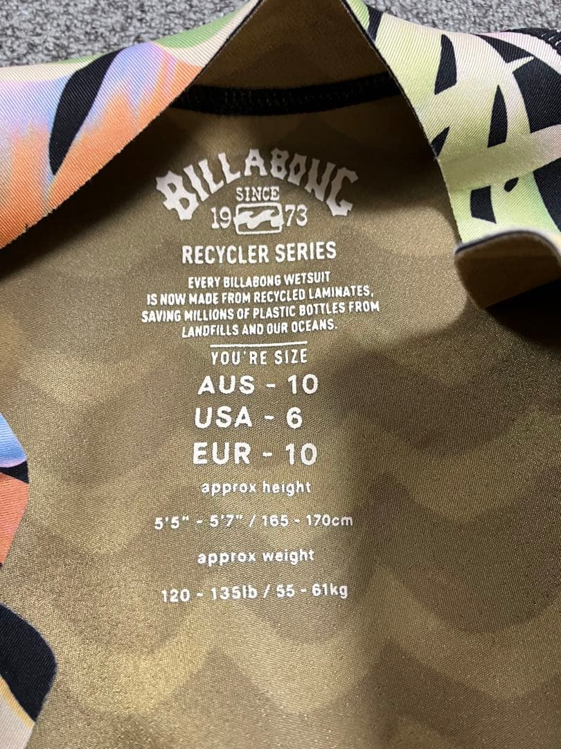 【BILLABONG】ビラボン ウェットスーツ