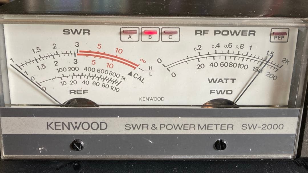 アクセサリー KENWOOD SWR&POWER METER SW-2000