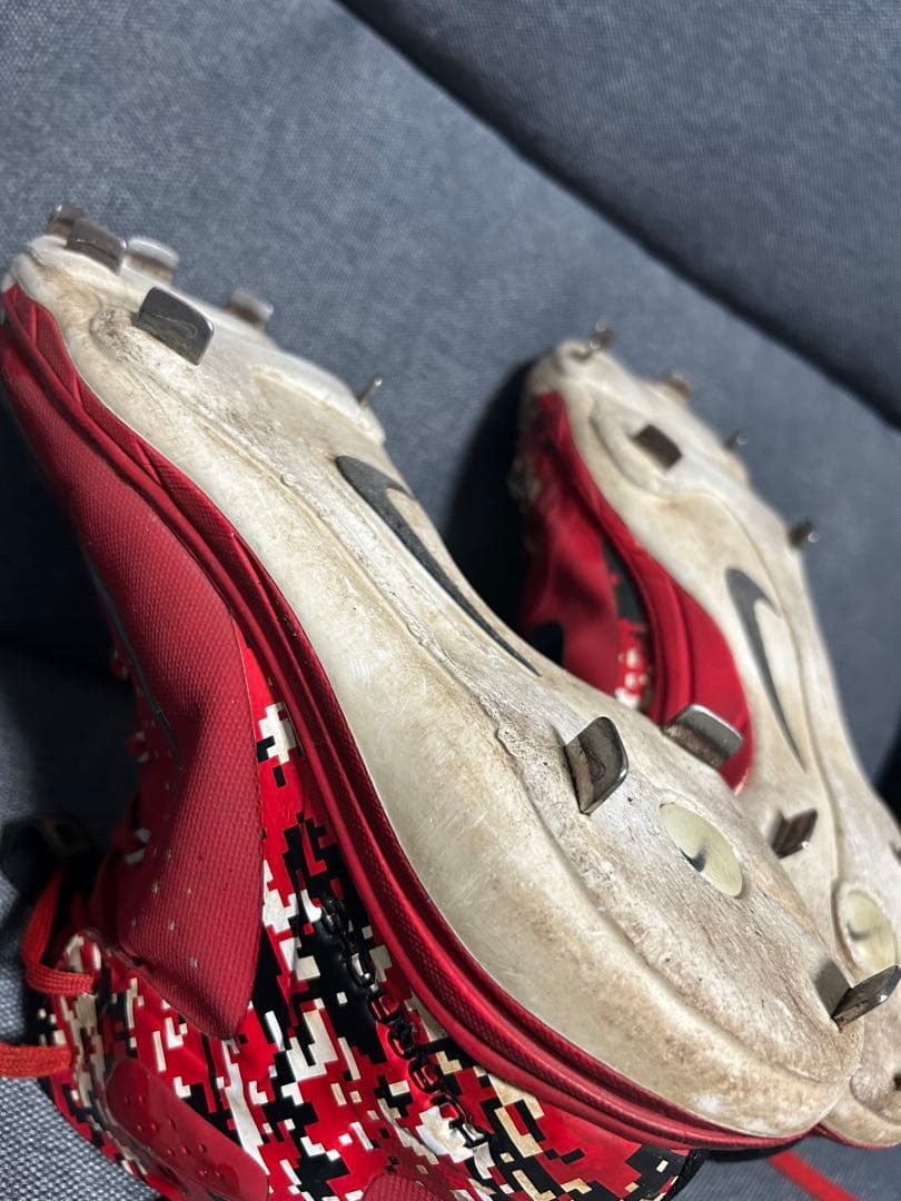 NIKE IDスパイクレッド/カモフラージュ 金具 25cm MID オーダー