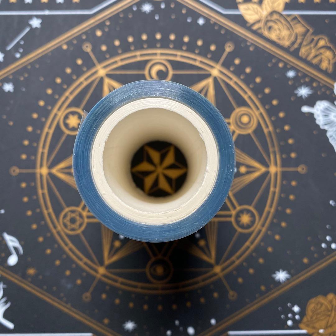 【9304】海外　マステ　中古巻　貝殻光マスキングテープ　雨景色　背景系