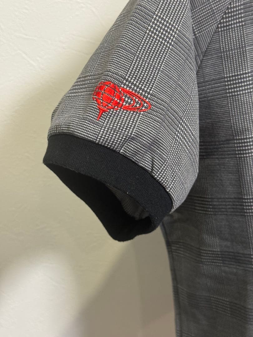 BEAMS GOLF チェック柄ポロシャツ Lサイズ