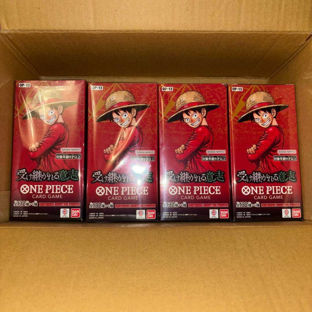 ワンピース カードゲーム 受け継がれる意志 4BOXセット