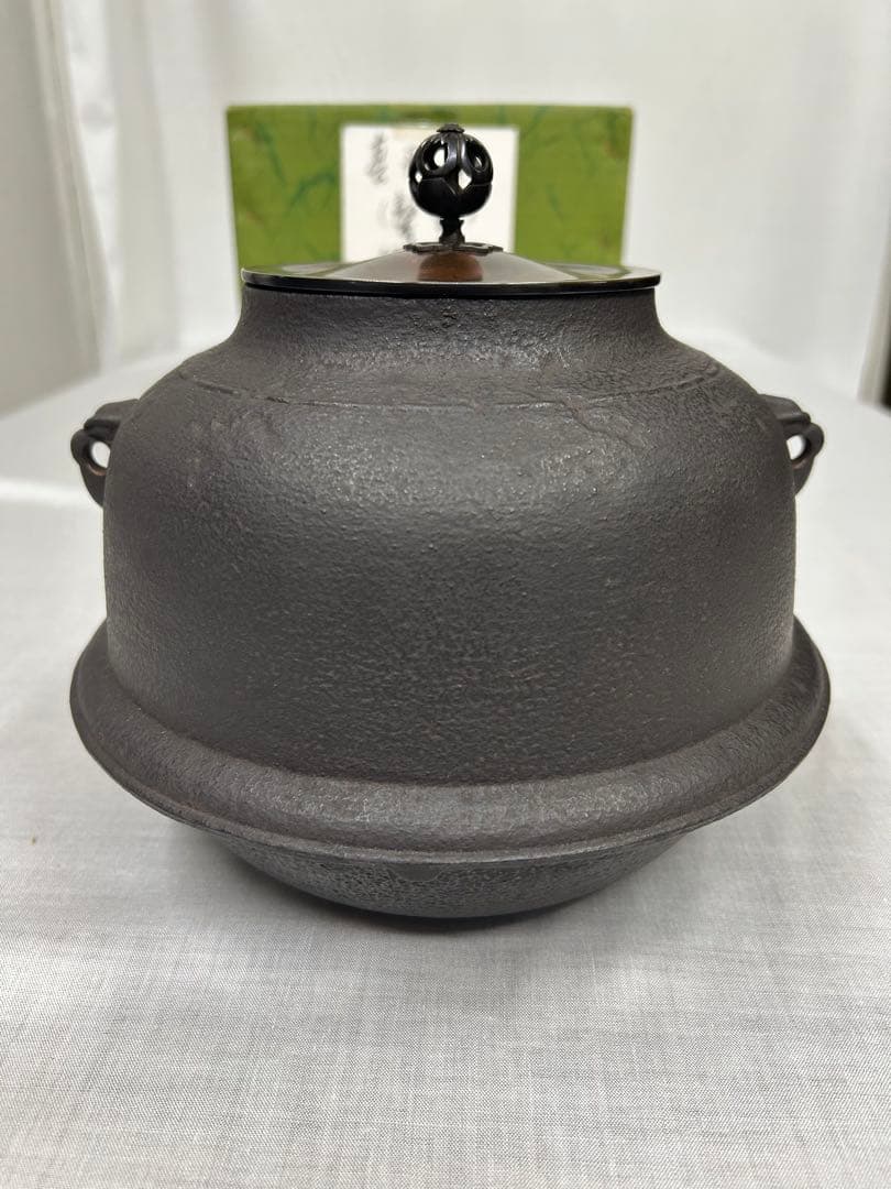 茶道具　風炉釜　真型釜　釜 茶器　真形羽釜