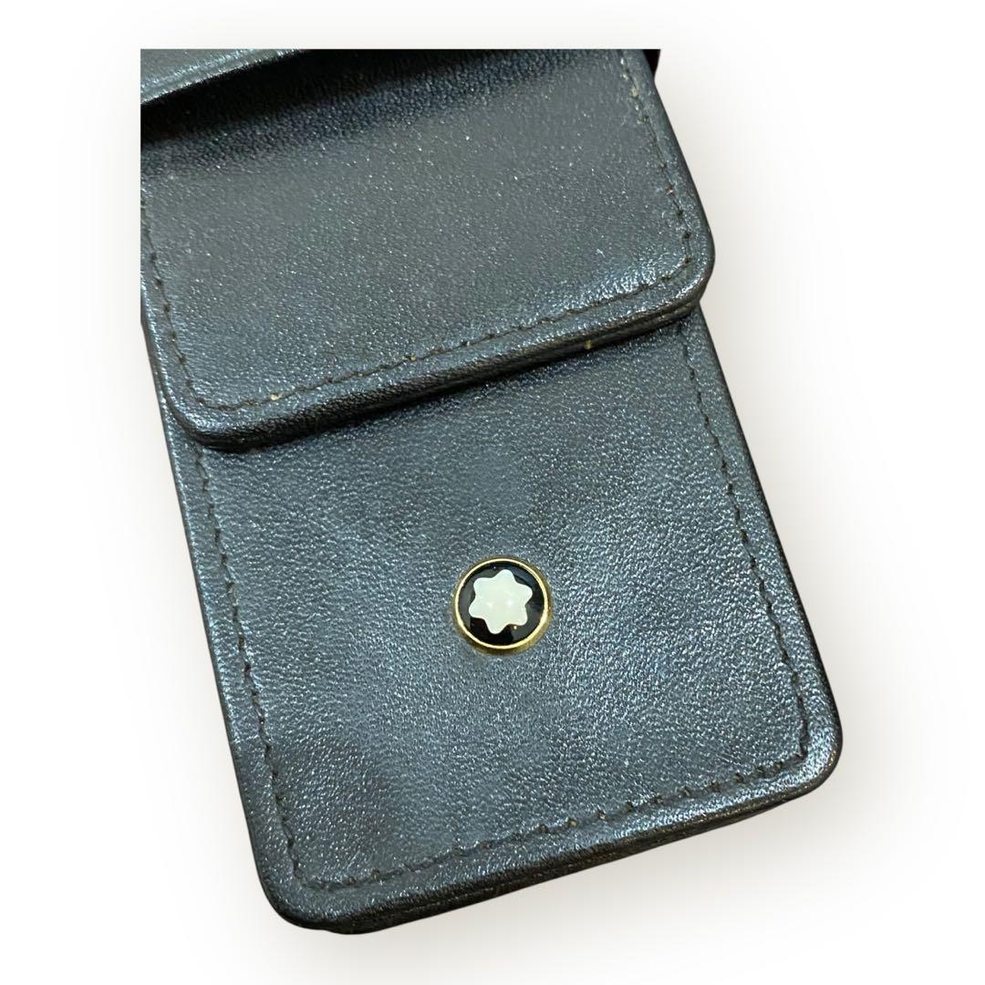 MONTBLANC ペンケース マイスターシュテュック ペンポーチ 2本用♪