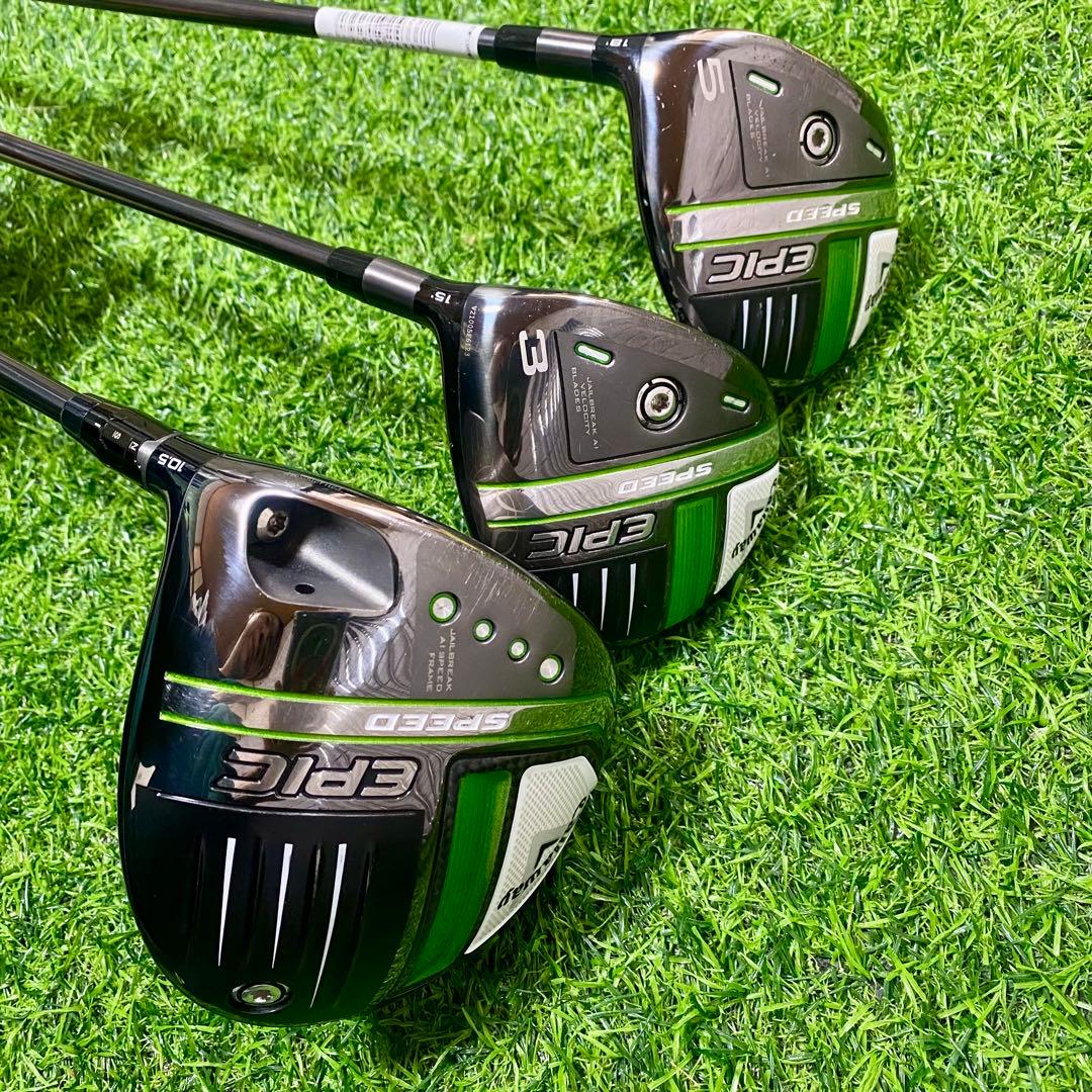 キャロウェイ EPIC X22 ゴルフセット 11本 左 レフティ メンズ SR