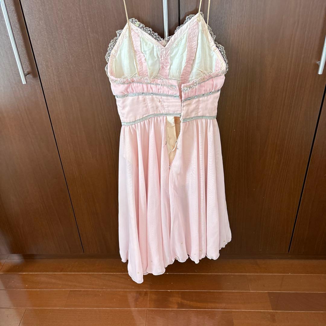 ピンクのバレエドレスと花冠セット