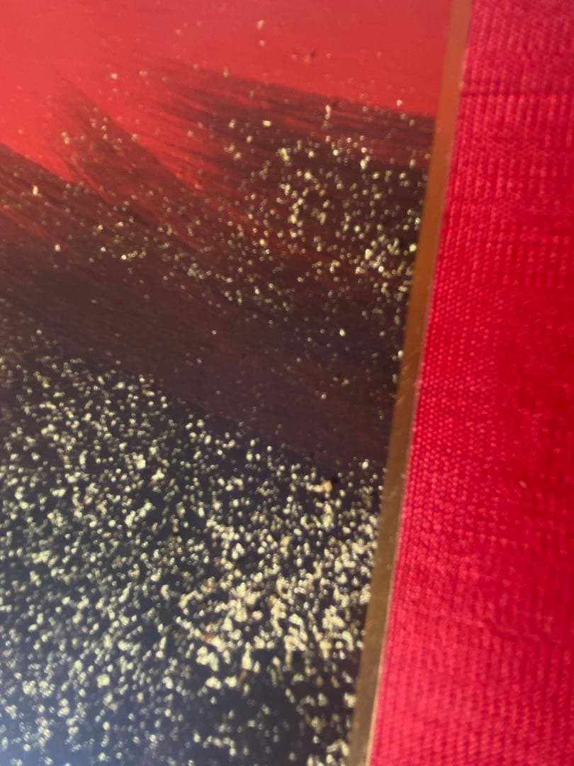 2277❣️ あいはら友子「赤富士」肉筆画 日本画 縁起物 開運 富士山