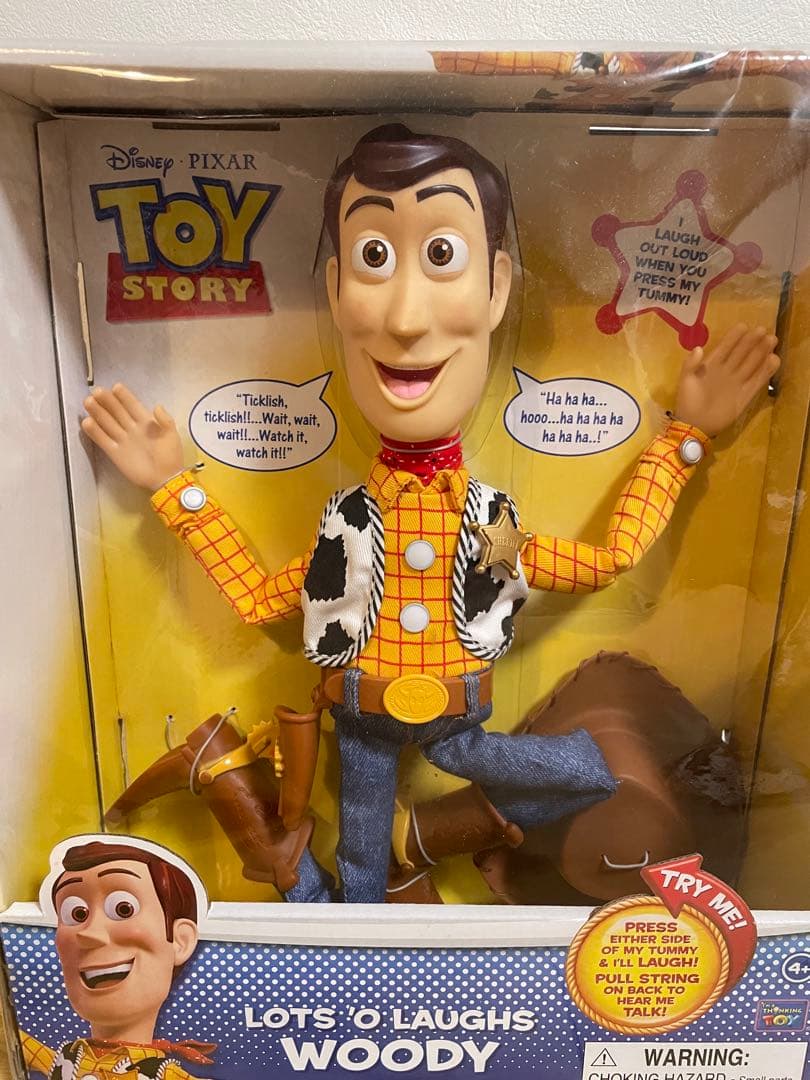 トイストーリー　ウッディ　トーキングフィギュア