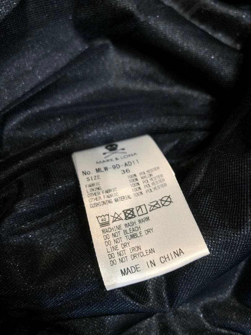 美品　正規品　レディース　MARK&LONA マークアンドロナ　軽量中綿ブルゾン