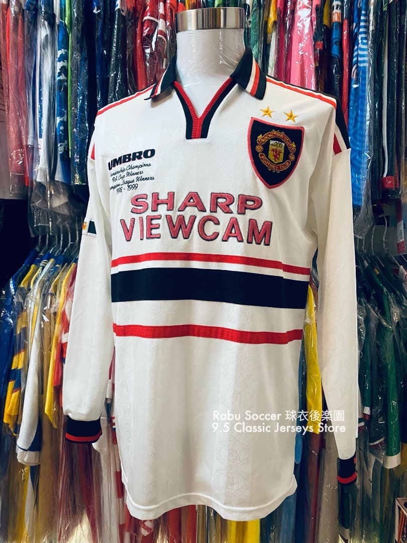 マンチェスターユナイテッド 98/99 アウェイ 記念 ユニフォーム 長袖