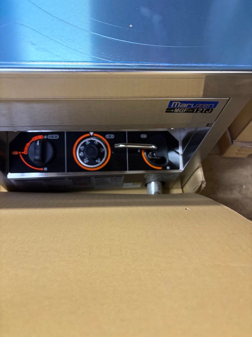 未使用品マルゼン業務用卓上ガスフライヤーMGF-12TJ プロパンガス用