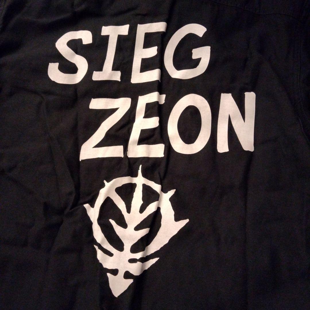 ジークジオンB.D.Uシャツジャケット 機動戦士ガンダム コスパ L 黒 軍物