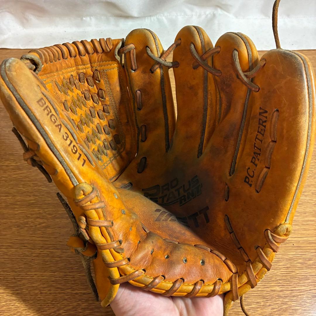 ZETT プロステイタス 一般軟式 グローブ グラブ 良品 投手用