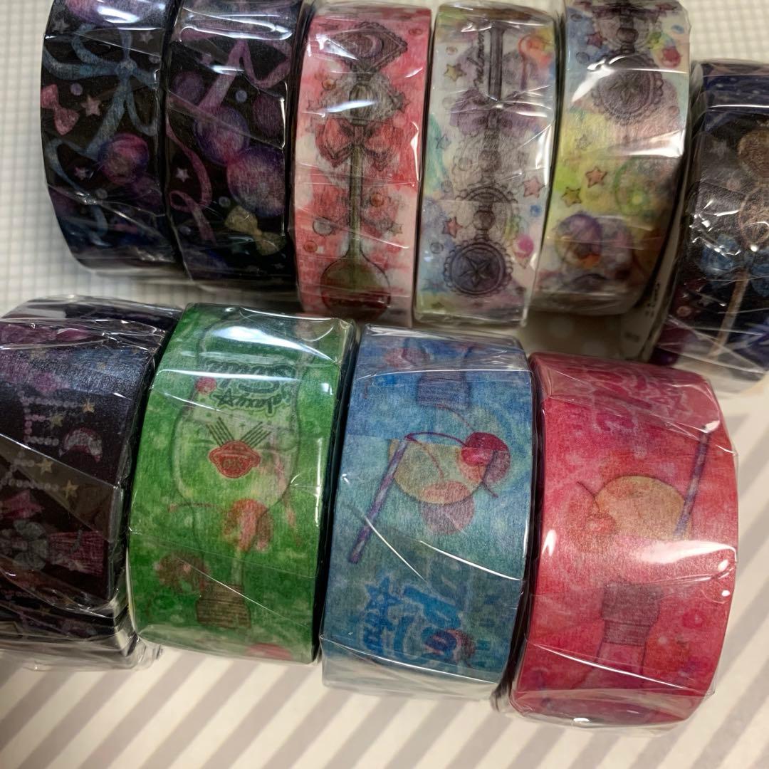 melomoon様マスキングテープ作家モノ11本　新品未開封