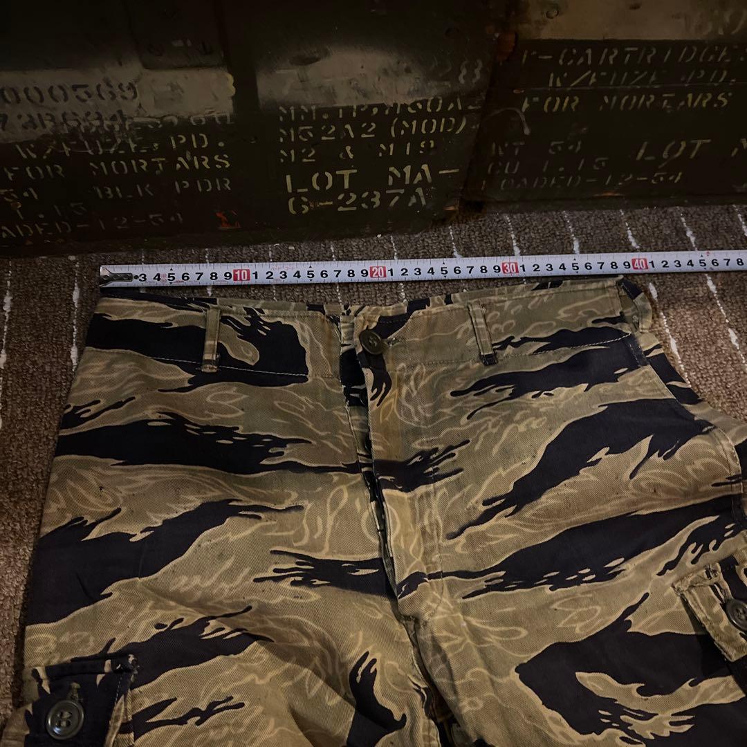 60年代　ベトナム戦　オリジナル　タイガーストライプ　タイガーカモ　パンツ