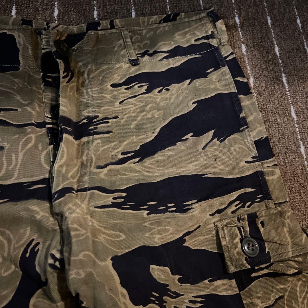 60年代　ベトナム戦　オリジナル　タイガーストライプ　タイガーカモ　パンツ