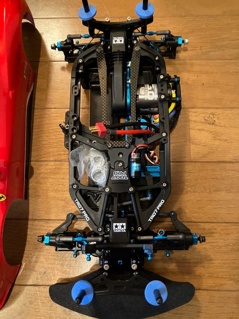 タミヤTA07PRO メカ OPパーツ多数付属