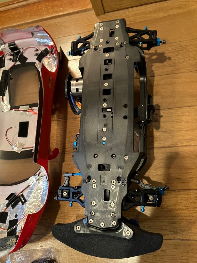 タミヤTA07PRO メカ OPパーツ多数付属