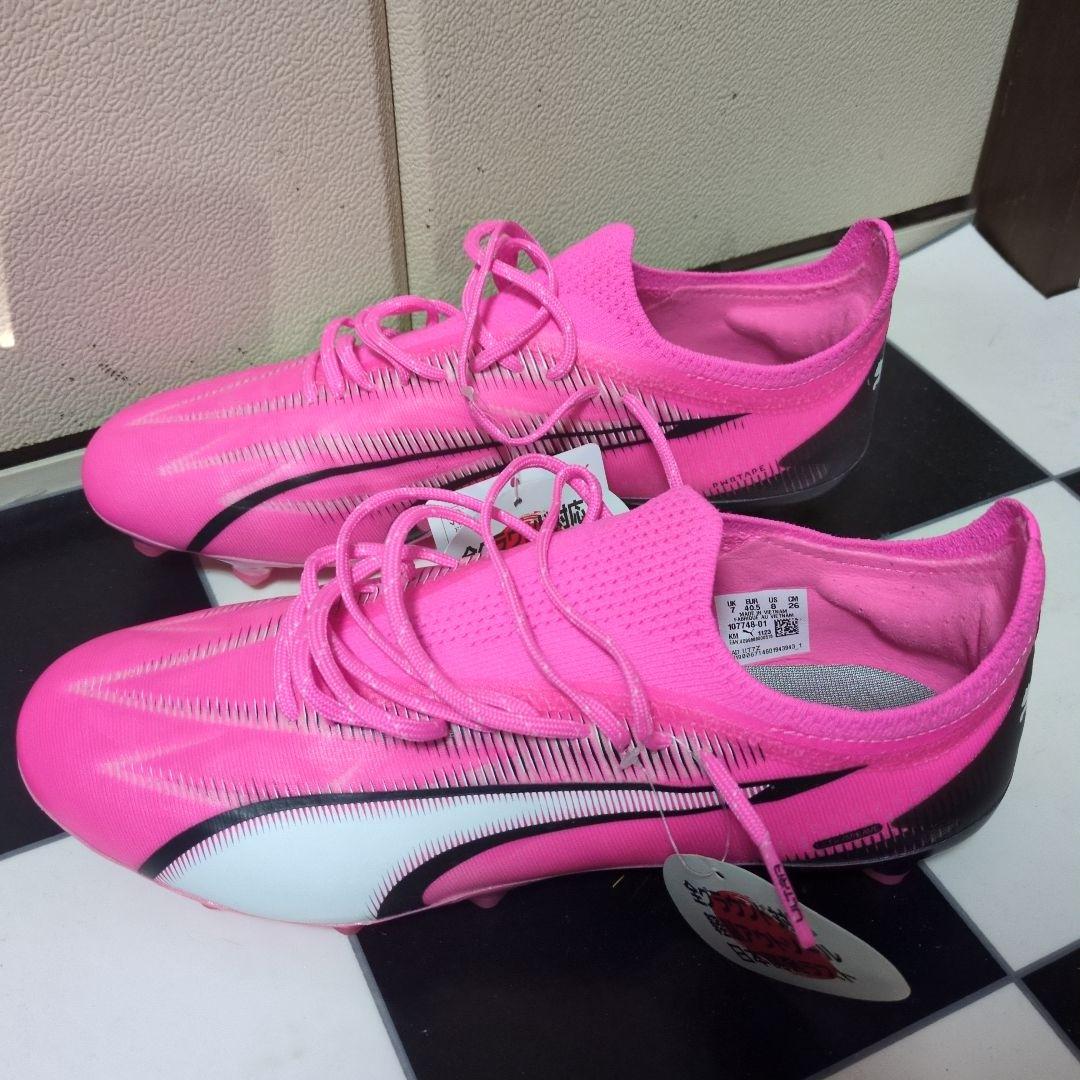 プーマ　ウルトラ　アルティメット　HG/AG　未使用　26cm　ピンク