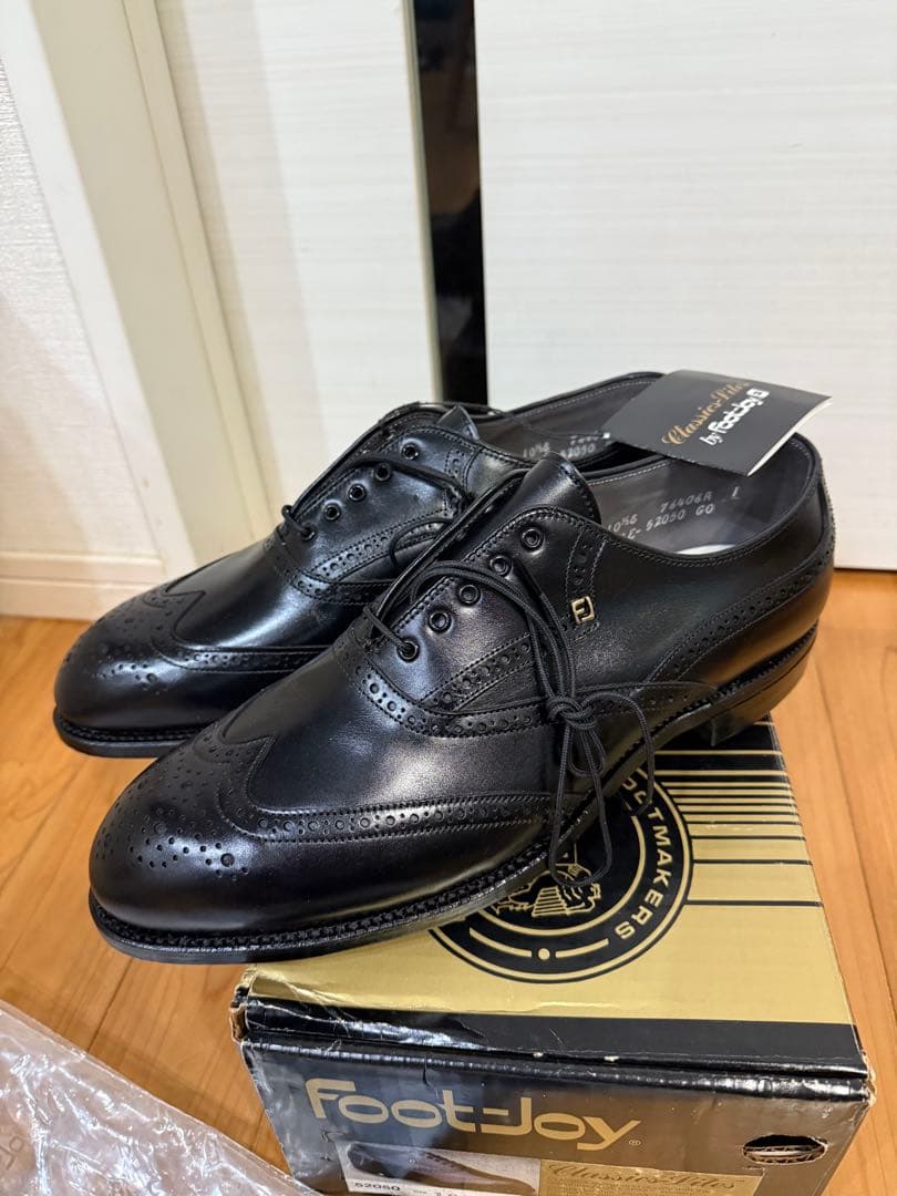 新品 28.5㎝ fj フットジョイ FootJoyクラシック ゴルフ シューズ