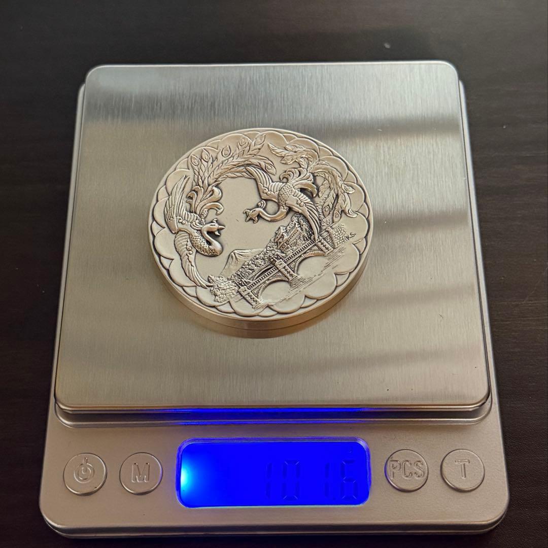 皇太子殿下御成婚記念奉祝メダルセット　認定証付き　純銀100g / 101.6g