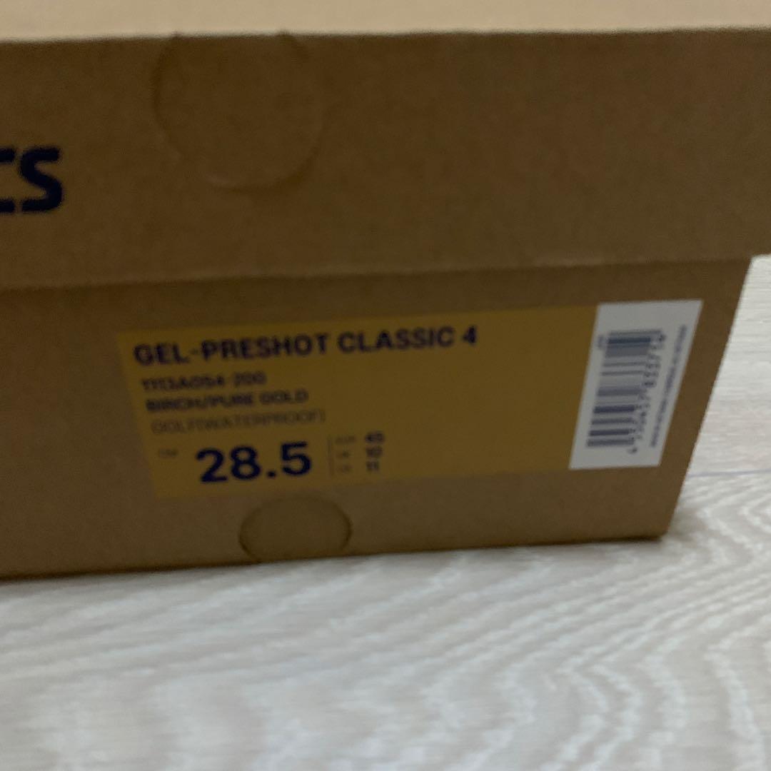 新品未使用 28.5 アシックス asics ゲルプレショット クラシック4