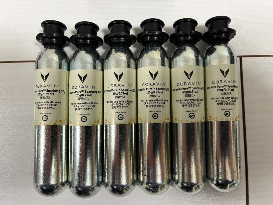 CORAVIN コラヴァン スパークリング用 炭酸ガスカプセル 未使用11本