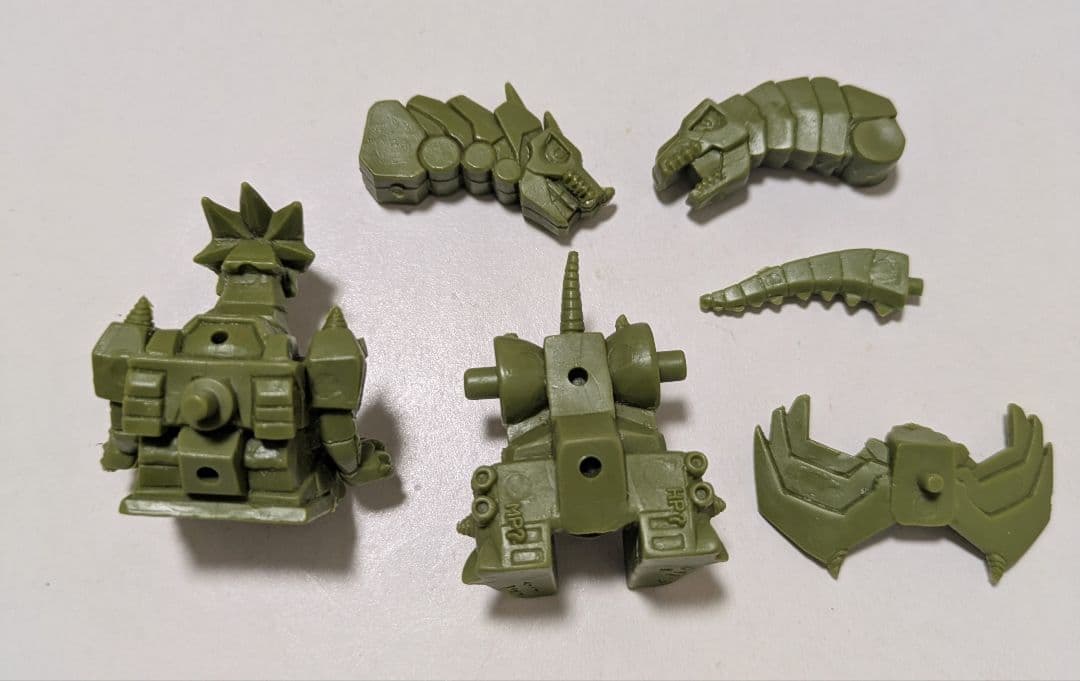 ガン消し　ガンマドラゴン　深緑　欠品あり