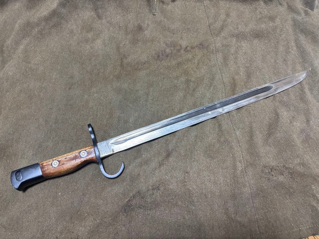旧日本軍 三十年式銃剣 三八式歩兵銃 中田商店剣差付き
