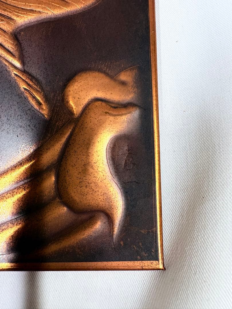 信楽焼 鯉 アンティーク 家陶苑造 コレクション 鯉置物 オブジェ 台座 箱付き