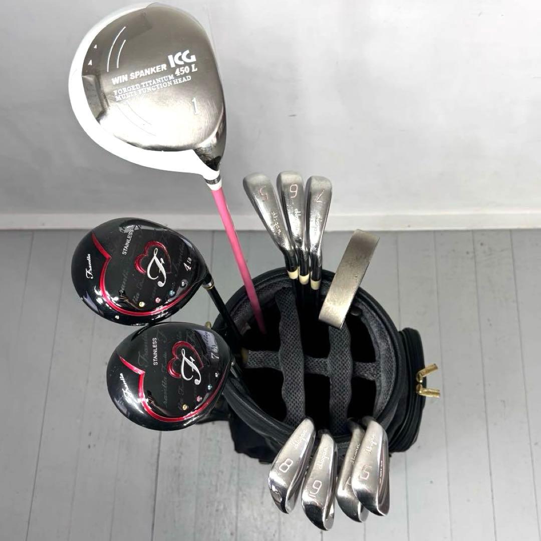 本格派 レディースゴルフクラブ 12本 フルセット ゴルフセット お試しセット