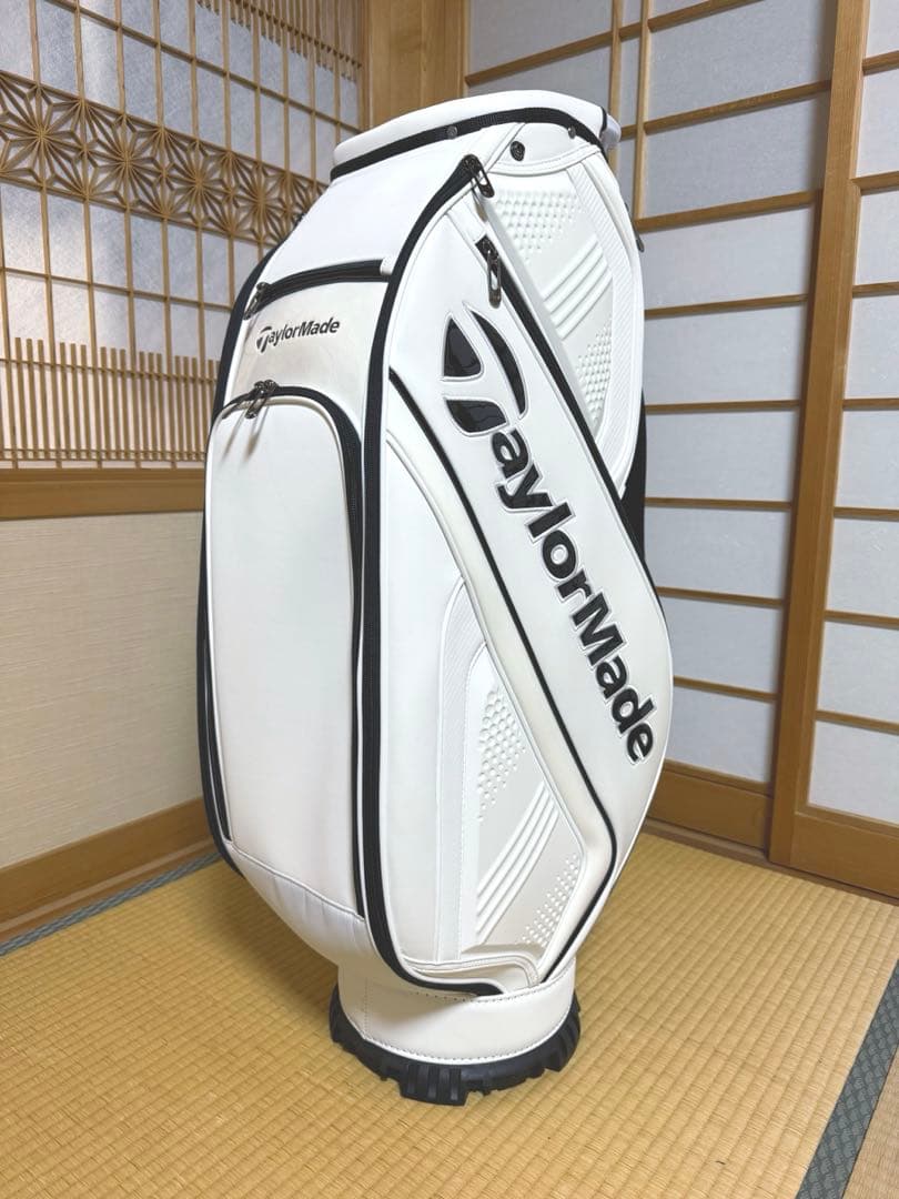 【新品・未使用】TaylorMade ホワイト キャディバッグ