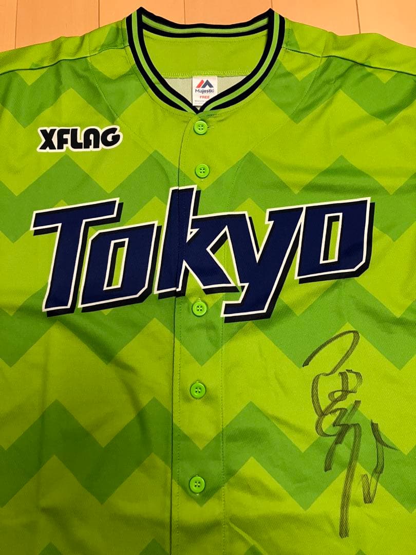 つば九郎　直筆サイン　ユニフォーム　レプリカ　東京ヤクルトスワローズ　クルー