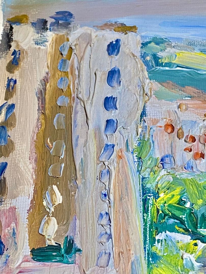 桜井慶治　風景画　油彩　真作