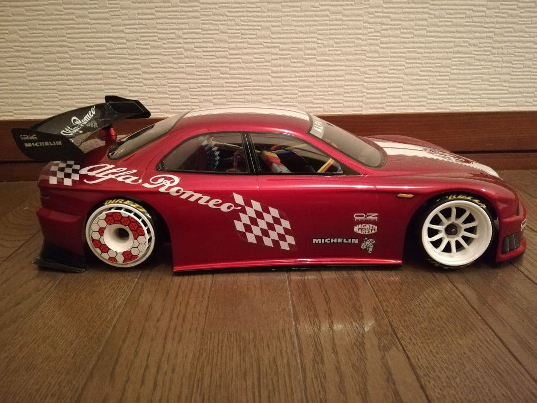 1/10 HPI ラジコン ボディ アルファロメオ 156 ドリパケ等に