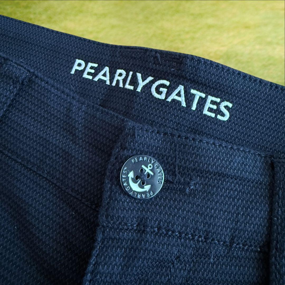 美品　パーリーゲイツ　ハーフパンツ　短パン　4 M〜L相当　紺　ネイビー　マリン